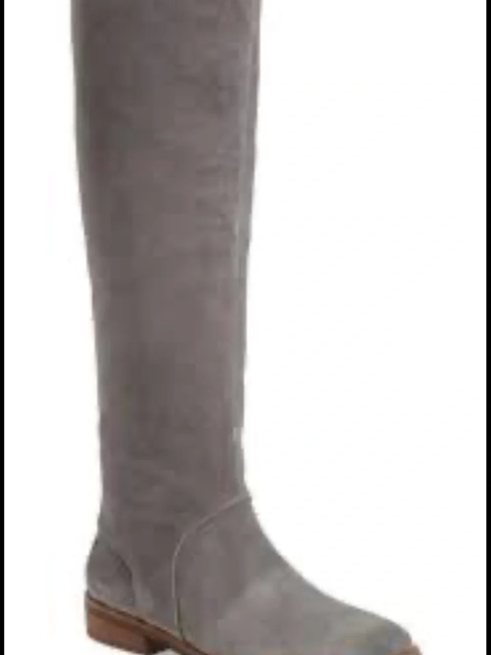 UGG Charcoal Suede Daley Riding Boots